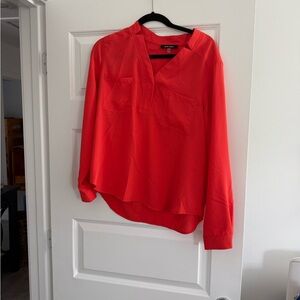 Nine West Bold Orange Blouse
